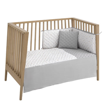 JGO 2 PCS.COLCHA I-V. CUNA 60 HOUSE AZUL 60x120x3 CM