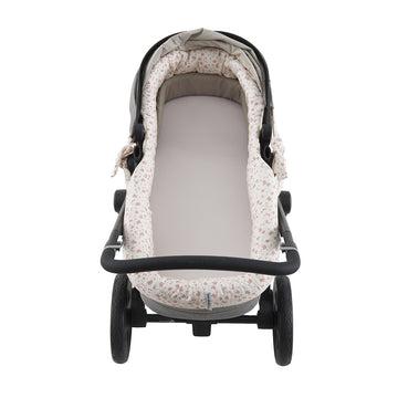 GARNITURA CAPAZO REVERSIBLE NATURALE ROSA 35x75x35 CM