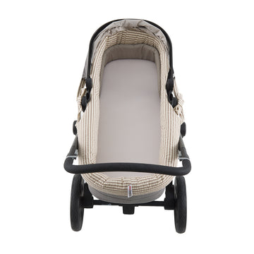 GARNITURA CAPAZO REVERSIBLE DERBY BEIGE 35x75x35 CM