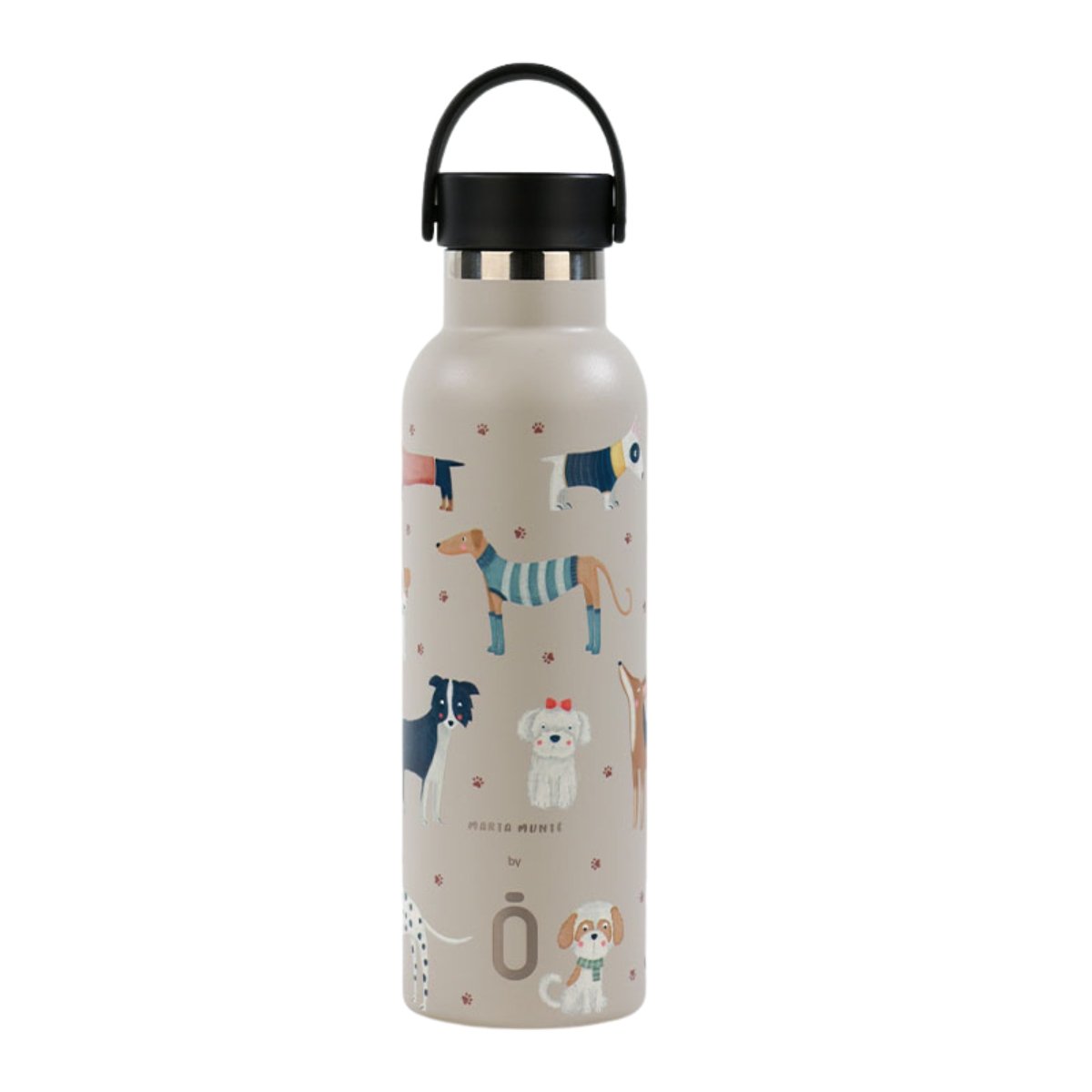 BOTELLA TERMO SPORT+T.ESTANDAR 600 ml-7x7x25 MARTA MUNTÉ DOGS TOPO