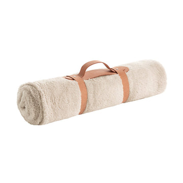 MANTA INVIERNO 75x100 CM TEDDY BEIGE