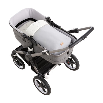 SACO CAPAZO + COLCHONETA PUPPY GRIS 35x80x6 CM