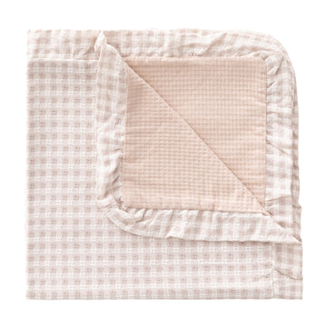 MANTA REVERSIBLE 65x65x1 CM VICKY BEIGE