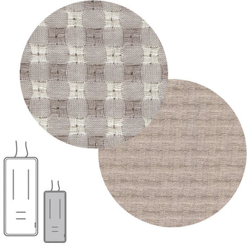COLCHONETA SILLA UNIVERSAL REVERSIBLE RECTA VICKY BEIGE 30x80x1 CM
