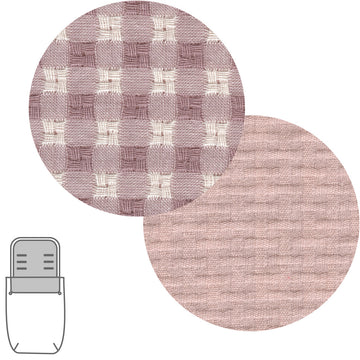 SACO CAPAZO + COLCHONETA VICKY ROSA 35x80x6 CM
