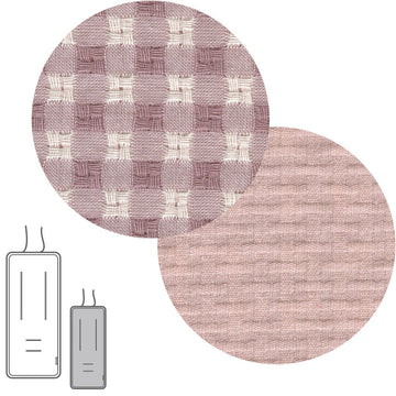COLCHONETA SILLA UNIVERSAL REVERSIBLE RECTA VICKY ROSA 30x80x1 CM