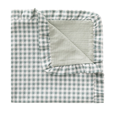 MANTA REVERSIBLE 65x65x1 CM VICKY VERDE
