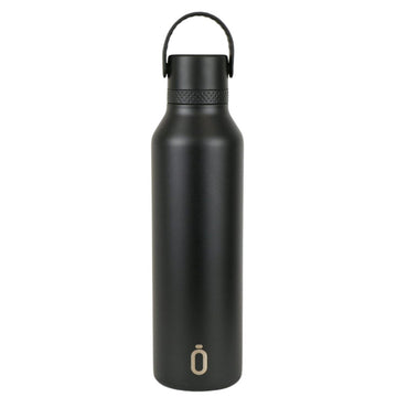 BOTELLA TERMO SPORT MII+T.ESTA 750 ml-7.7x7.7x28.2 CM PLAIN NEGRO