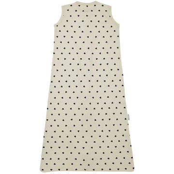 SACO DORMIR S/M PUNTO TOG 0.3 90 CM ME-SWEET HEART SOFT SAND/BLACK