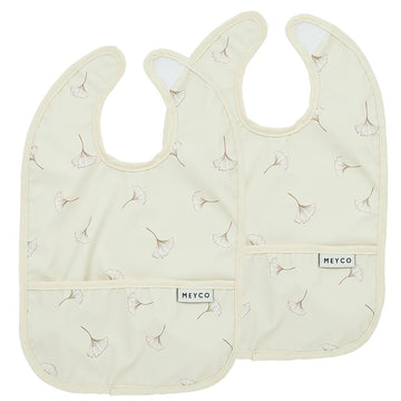 PACK 2 BABEROS PU CUADRADOS 24x33 CM ME-GINGKO MULTICOLOUR