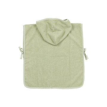 PONCHO DE BAÑO 1-3 YEARS ME-POPCORN SOFT OLIVE