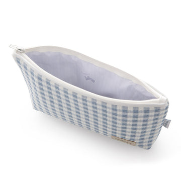 BOLSA ASEO VICKY AZUL 6x28x20 CM