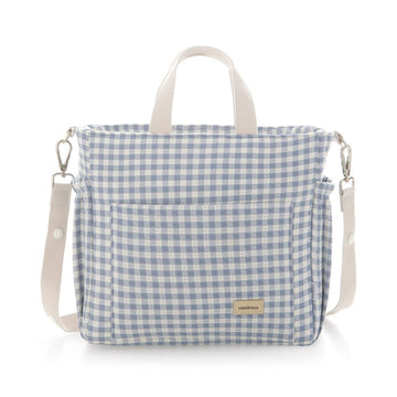 BOLSO MATERNAL PACK VICKY AZUL 16x43x37 CM