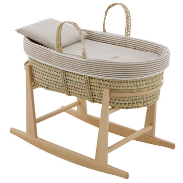 MOISES PALMA ACOLCH+PATA M.NAT DERBY BEIGE/NATURAL 39x80x61 CM