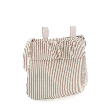 BOLSO MATERNAL BOHO DERBY BEIGE 3.5x41x38.5 CM