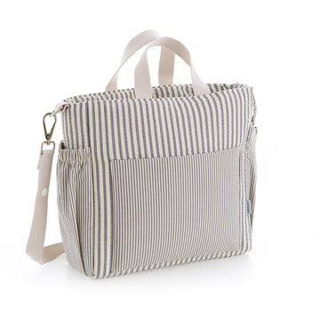 BOLSO MATERNAL PACK DERBY GRIS 16x43x37 CM