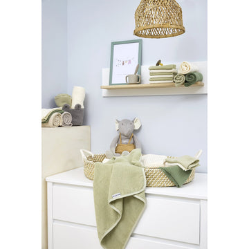 MUSELINA LAVADA GDE PACK DE 2 120x120 CM ME-UNI NATUREL/S.OLIVE