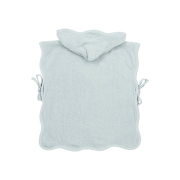 PONCHO DE BAÑO 1-3 YEARS ME-TERRY WAVY GREY BLUE