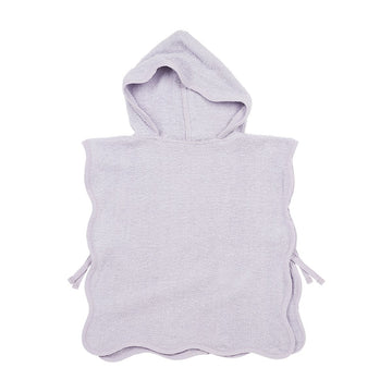 PONCHO DE BAÑO 1-3 YEARS ME-TERRY WAVY SOFT LAVENDER