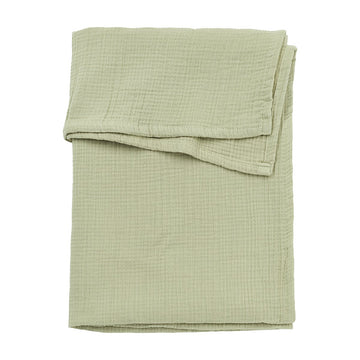 SABANA CUNA MUSELINA LAVADA 100x150 CM ME-UNI SOFT OLIVE