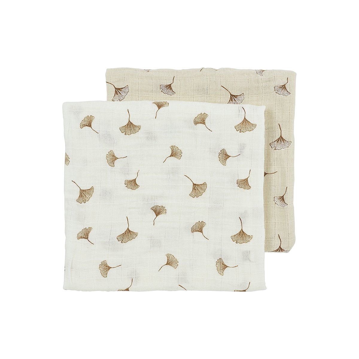 MUSELINA LAV. MEDIANA PACK 2 70x70 CM ME-GINGKO OFF WHITE/SAND