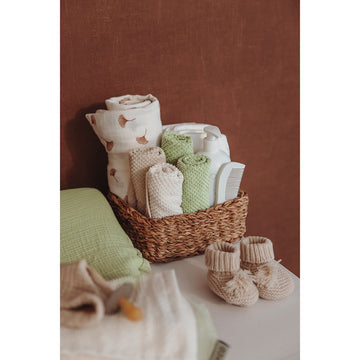 MUSELINA LAV. MEDIANA PACK 2 70x70 CM ME-GINGKO OFF WHITE/SAND