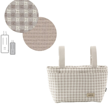 J.COLCHONETA SILLA RECTA+BOLSO VICKY BEIGE ..
