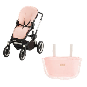 J.COLCHONETA SILLA OVAL+BOLSO SOFT ROSA ..