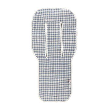 COLCHONETA SILLA UNI.REV.OVAL VICKY AZUL 43x88x1 CM