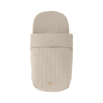 SACO CAPAZO + COLCHONETA DERBY BEIGE 35x80x6 CM