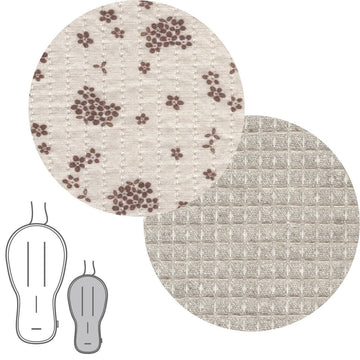COLCHONETA SILLA UNI.REV.OVAL NATURALE MARRON 43x88x1 CM