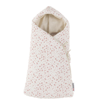 SACO CAPAZO CRUZADO REVERS. NATURALE ROSA 40x80x5 CM