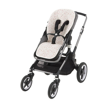 COLCHONETA SILLA UNI.REV.OVAL NATURALE ROSA 43x88x1 CM