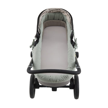 GARNITURA CAPAZO REVERSIBLE VICKY VERDE 35x75x35 CM