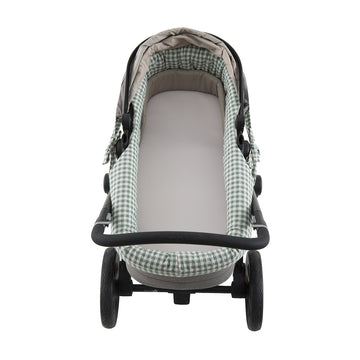 GARNITURA CAPAZO REVERSIBLE VICKY VERDE 35x75x35 CM