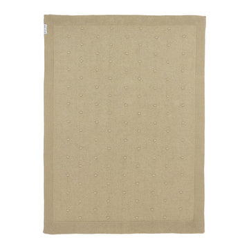 MANTA MINICUNA ALGODÓN 75x100 CM ME-MINI KNOTS SAND