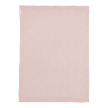 MANTA MINICUNA ALGODÓN 75x100 CM ME-MINI KNOTS SOFT PINK