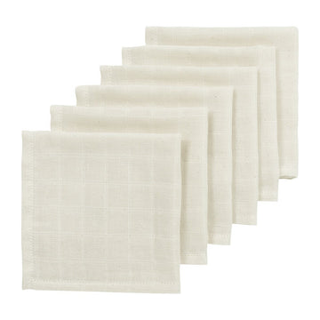 PACK 6 TOALLA FACIALES 30x30 CM ME-UNI NATURE