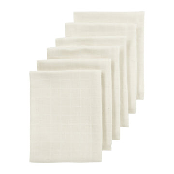 MUSELINA MEDIANA PACK DE 6 70x70 CM ME-UNI NATURE