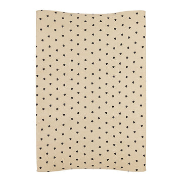 FUNDA AJUSTABLE CAMBIADOR 50x70 CM ME-SWEET HEART SOFT SAND/BLACK