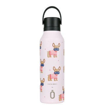BOTELLA TERMO SPORT MII+T.ESTA 600 ml-7x7x25 MARTA MUNTÉ BULLDOG