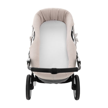 GARNITURA CAPAZO REVERSIBLE CANDELA CRUDO 35x75x35 CM