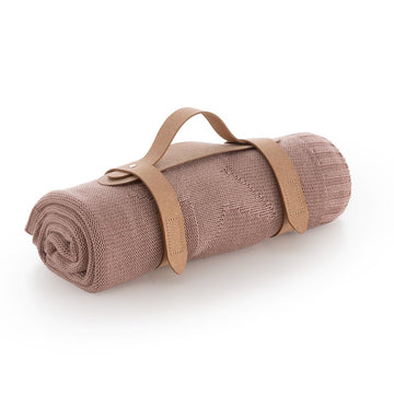 MANTA PUNTO BAMBOO 80x100x1 CM STELLE PALE PINK