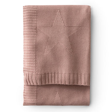 MANTA PUNTO BAMBOO 80x100x1 CM STELLE PALE PINK
