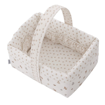 CESTA CANASTILLA 22.5x29x29 CM SENDA BEIGE