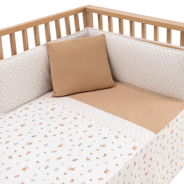 JGO 2 PCS.COLCHA I-V. CUNA 60 SENDA BEIGE 60x120x3 CM