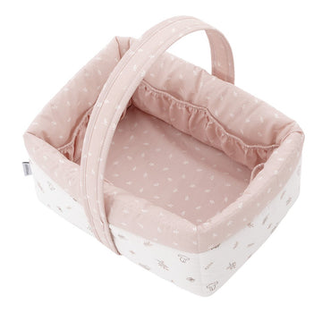 CESTA CANASTILLA 22.5x29x29 CM CALMA ROSA