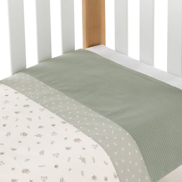 FUNDA NORDICA MINICUNA 70x77x1 CM CALMA VERDE