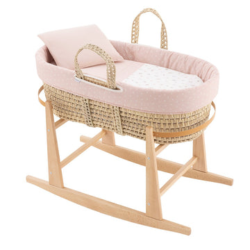 MOISES PALMA ACOLCH+PATA M.NAT CALMA ROSA/NATURAL 39x80x61 CM