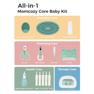 KIT BASICO CUIDADO DEL BEBE CK17 UNICO VERDE